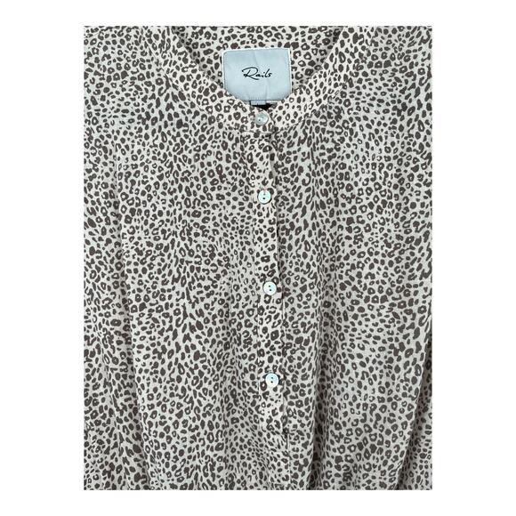 Rails Dress Angelina Leopard print minidress Large L - Picture 6 of 11